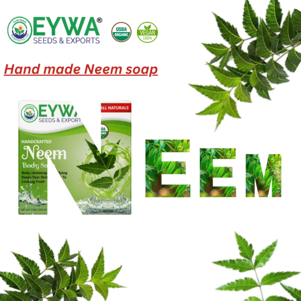 Handcrafted Neem soap (100grm) - Image 3