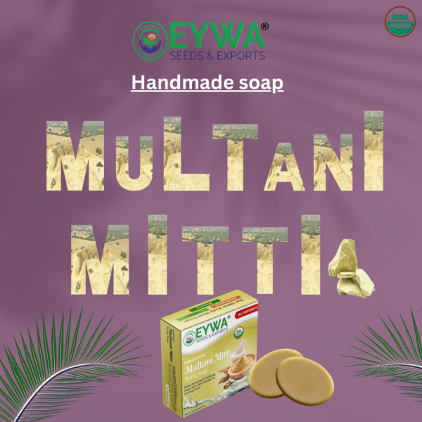 Handcrafted Multani Miti soap (100grm) - Image 3