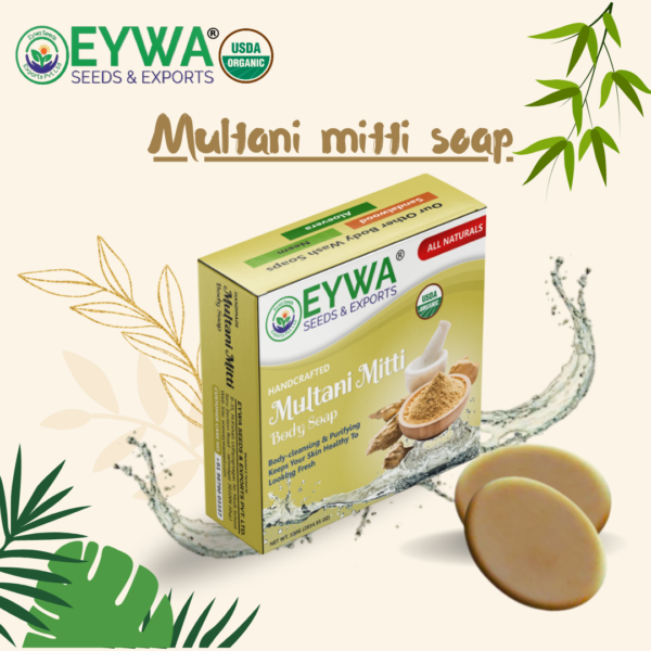 Handcrafted Multani Miti soap (100grm)