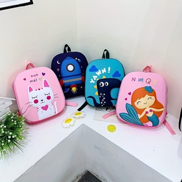 Kids 3D Look (HighCapacity) Backpack for Kindergarten School Bag